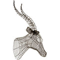 Black Wire Antelope Head