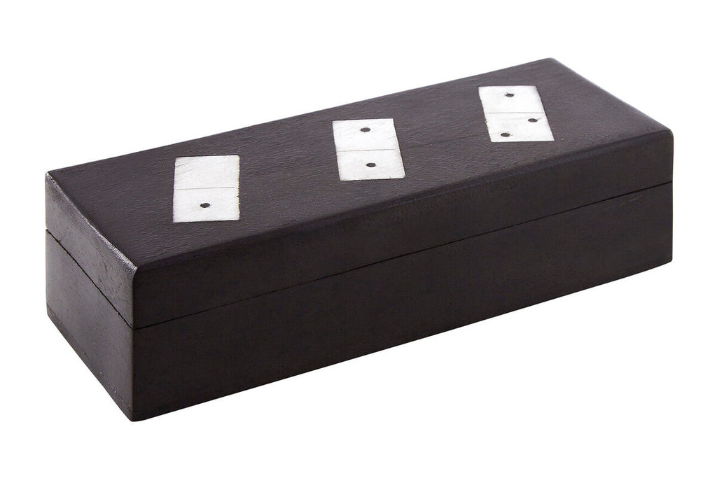 Black Mango Wood Domino Set
