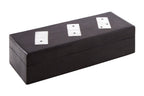 Black Mango Wood Domino Set