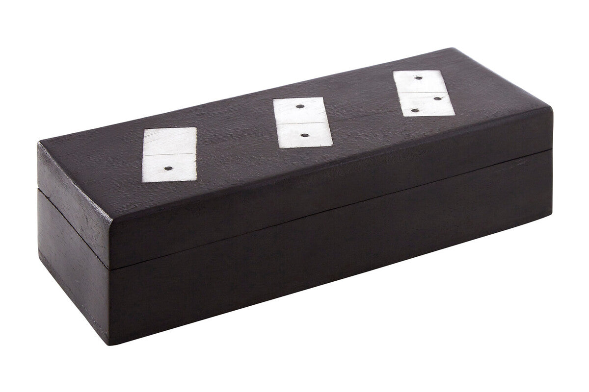 Black Mango Wood Domino Set