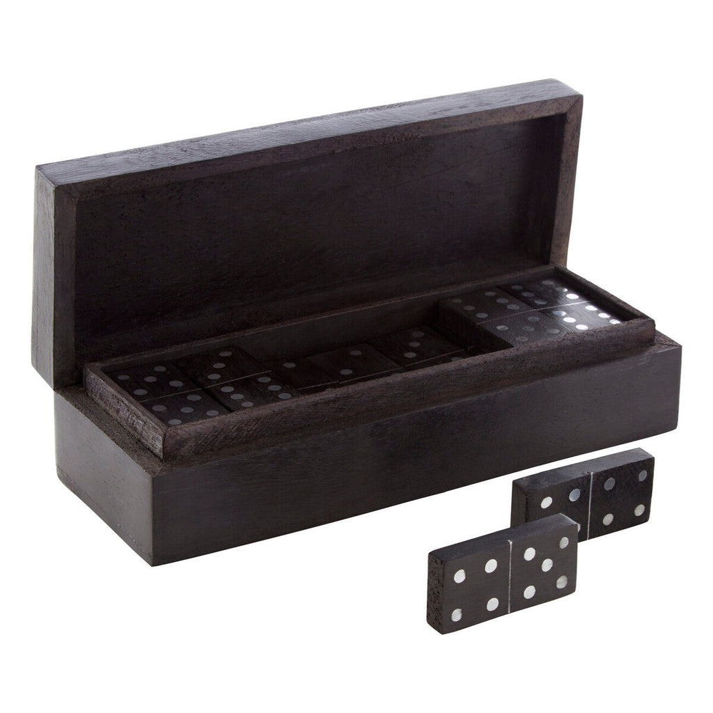 Black Mango Wood Domino Set