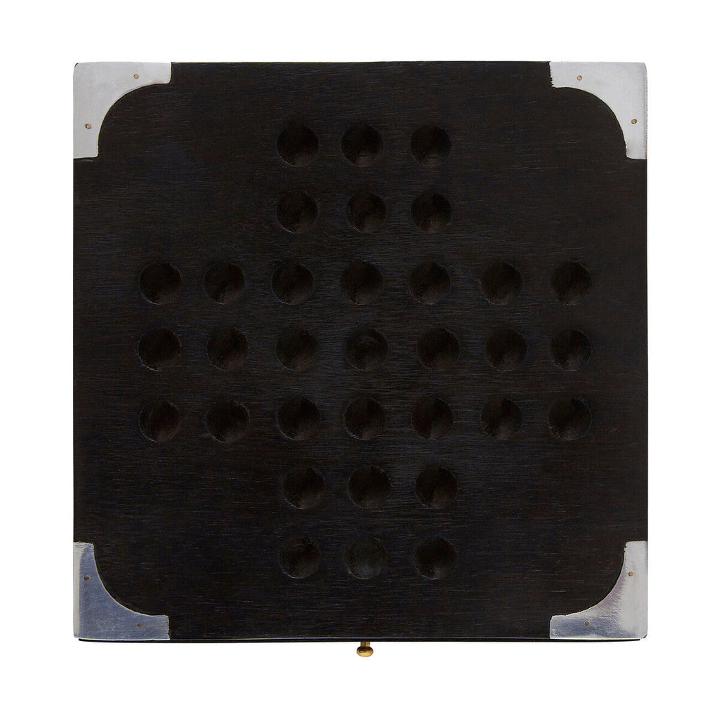 Black Sheesham Wood Solitaire Games Box
