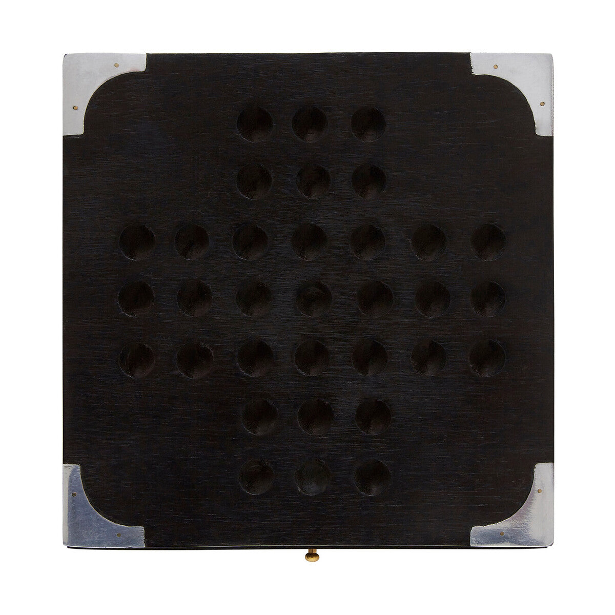 Black Sheesham Wood Solitaire Games Box