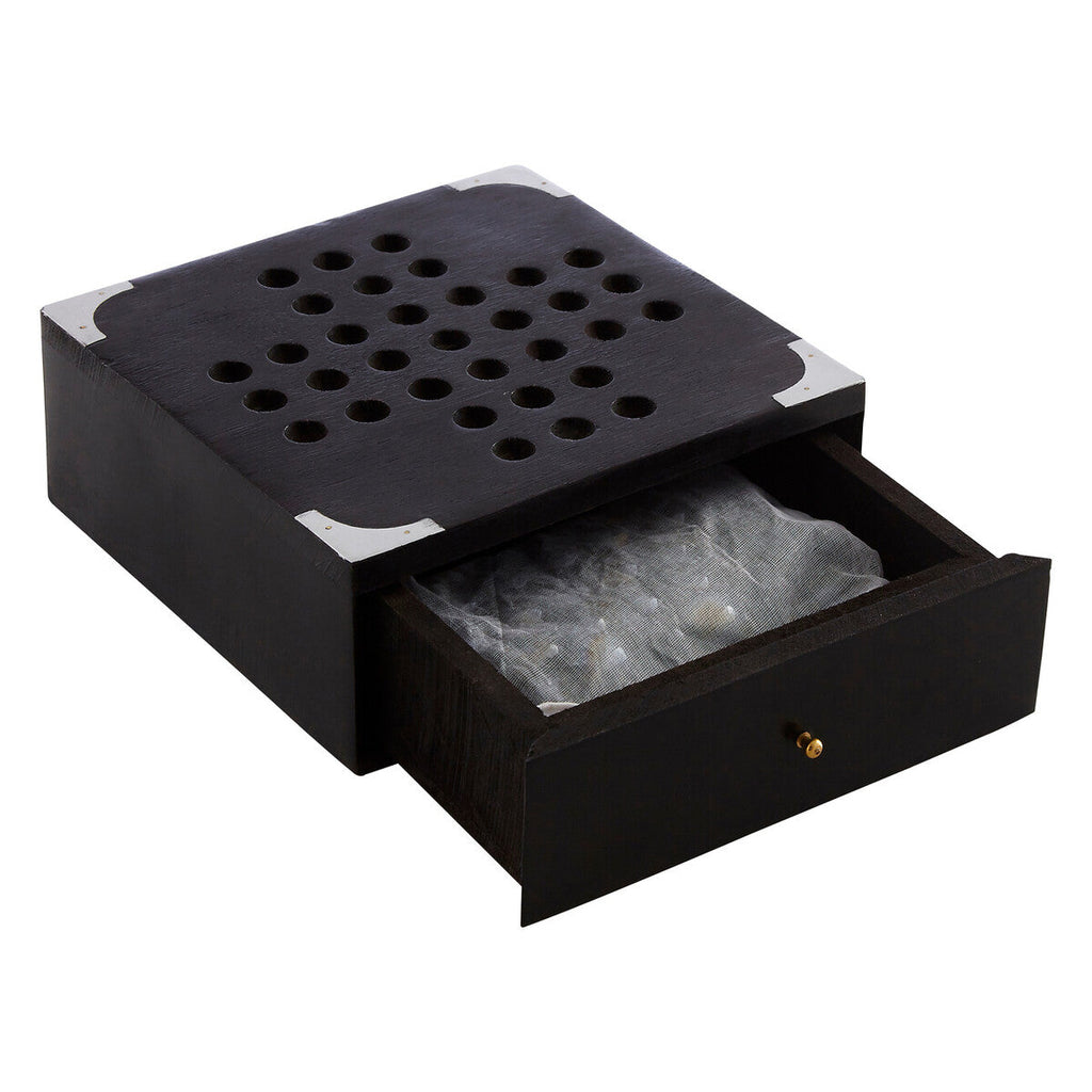 Black Sheesham Wood Solitaire Games Box