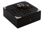 Black Sheesham Wood Solitaire Games Box