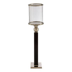 Large Black Finish Candle Holder