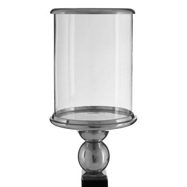 Large Black Finish Candle Holder