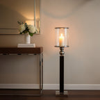 Large Black Finish Candle Holder