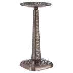 Pewter Finish Small Candle Holder