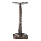 Pewter Finish Small Candle Holder