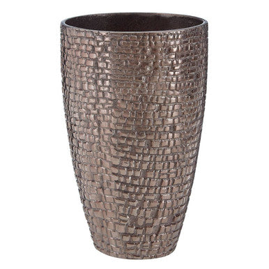 Pewter Finish Small Vase