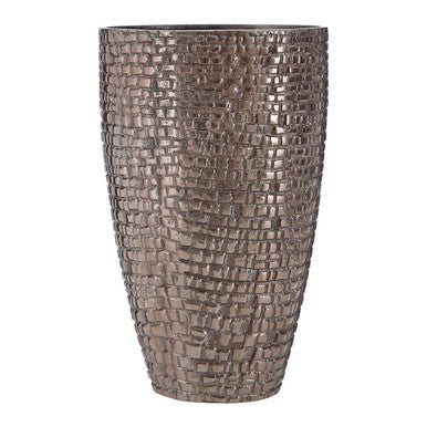 Pewter Finish Small Vase