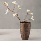 Pewter Finish Small Vase