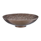 Pewter Finish Decorative Bowl