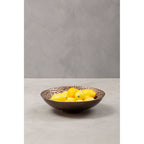 Pewter Finish Decorative Bowl