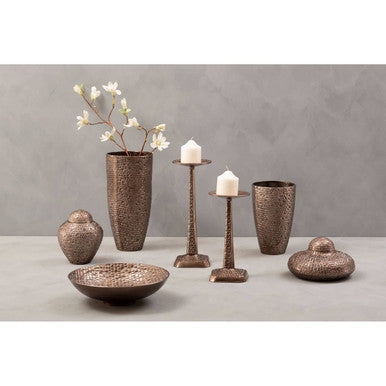 Pewter Finish Decorative Bowl