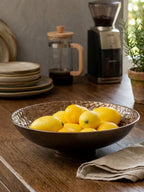 Pewter Finish Decorative Bowl