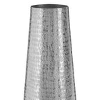 Silver Hammered Effect Large Vase