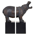 Set of 2 Hippo Bookends