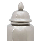 Large Ceramic Silver Jar