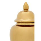 Small Gold Ceramic Jar