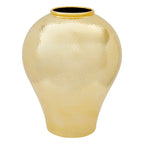 Gold Meiping Style Large Ceramic Vase