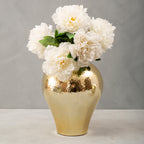 Gold Meiping Style Large Ceramic Vase