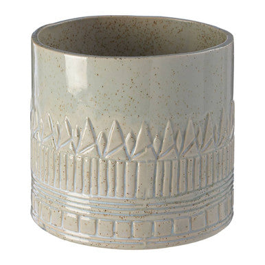 Light Green Speckled Small Planter