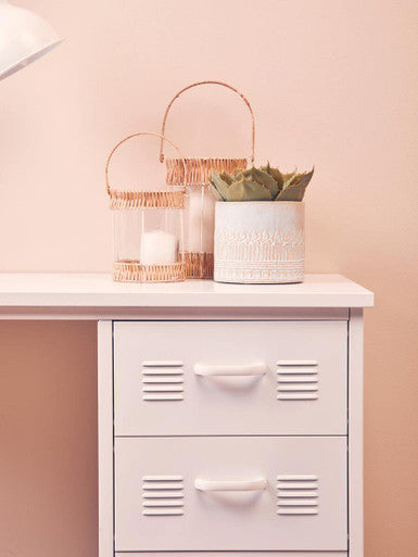 Light Green Speckled Small Planter
