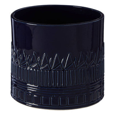 Blue Finish Planter