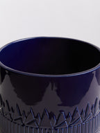 Blue Finish Planter