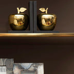 Set of 2 Apple Bookends