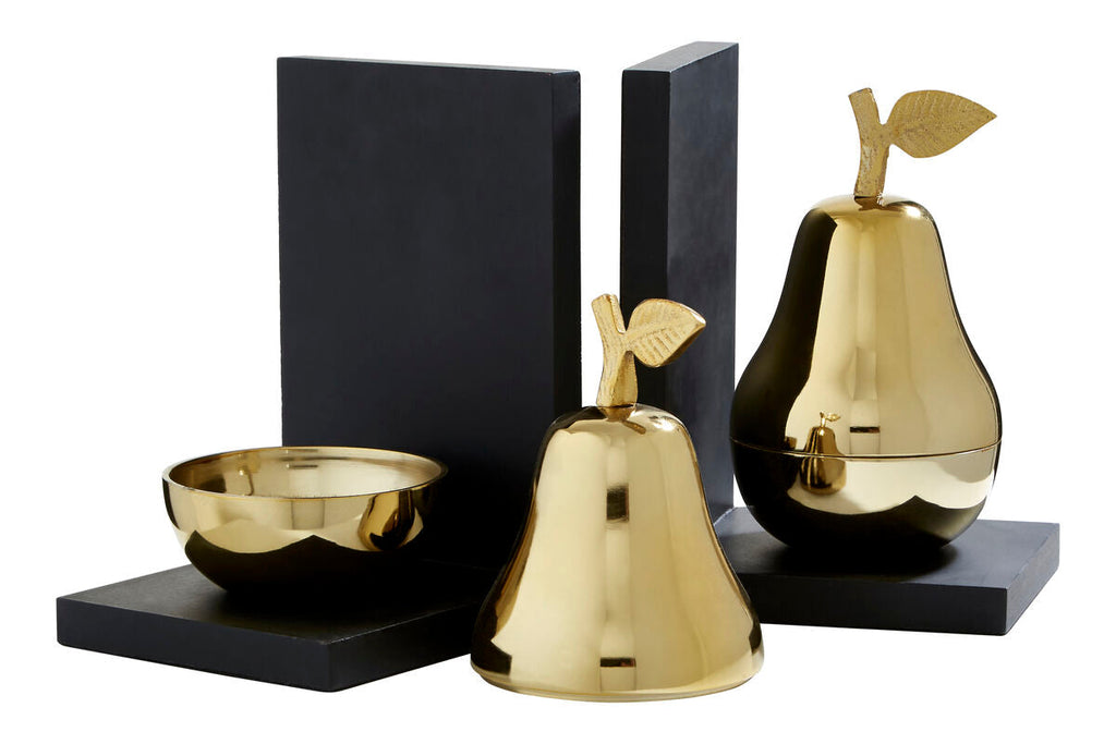 Set of 2 Pear Bookends