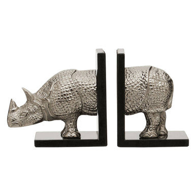 Set of 2 Rhino Bookends