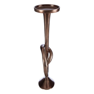 Twist Bronze Candle Holder
