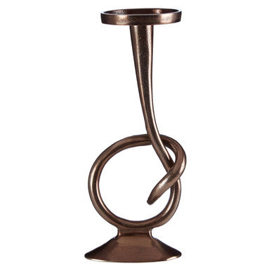 Twist Bronze Candle Holder