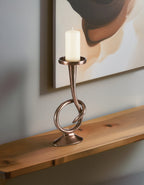Twist Bronze Candle Holder