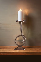 Twist Bronze Candle Holder