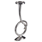 Twist Nickel Candle Holder