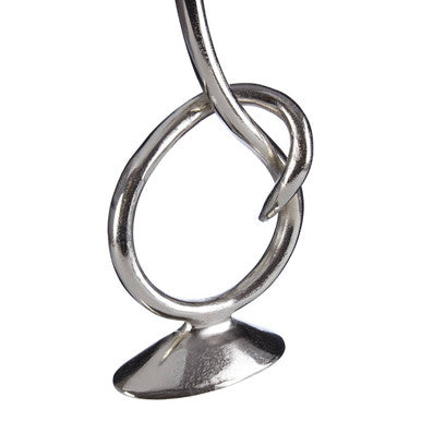 Twist Nickel Candle Holder