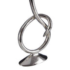 Twist Nickel Candle Holder