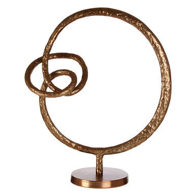 Round Rough Bronze Sculpture