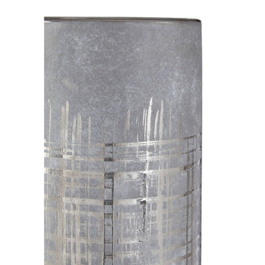 Small Grey and Silver Vase