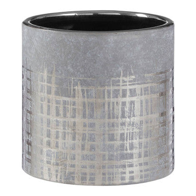 Small Grey Ceramic Planter