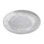 Silver and Grey Decorative Plate