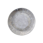 Silver and Grey Decorative Plate