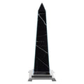 Large Black Marble Design Obelisk Sculpture