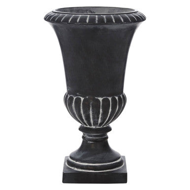Planter with Grey Finish