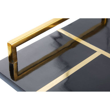 Black and Gold Tray