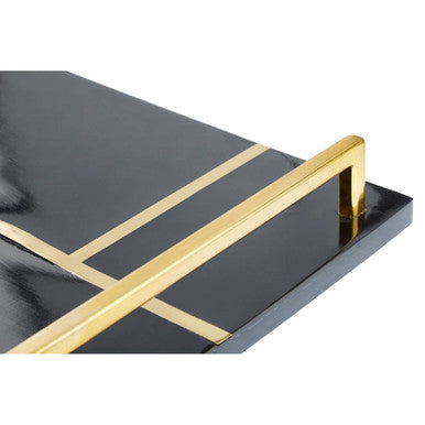 Black and Gold Tray